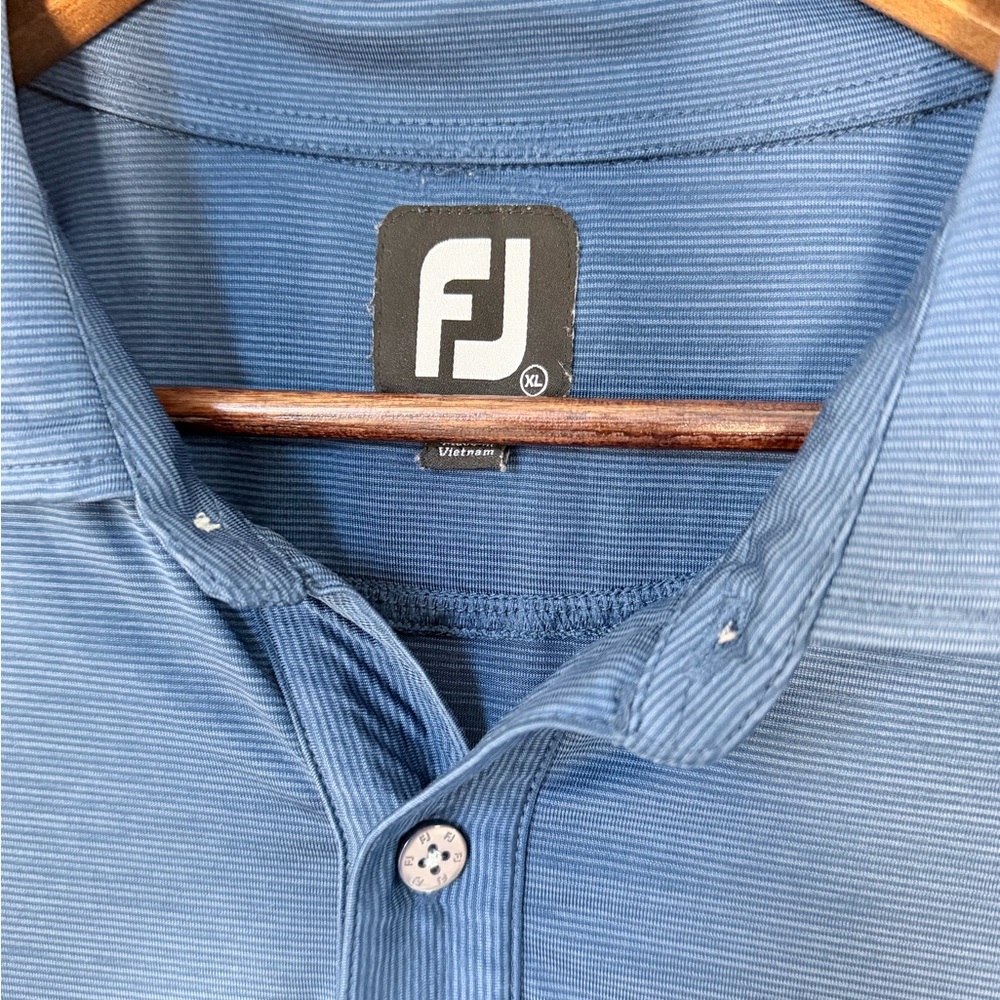 FootJoy Classic Blue Polo Shirt - Picture 3 of 6